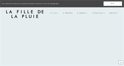 Desktop Screenshot of lafilledelapluie.com