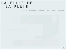 Tablet Screenshot of lafilledelapluie.com